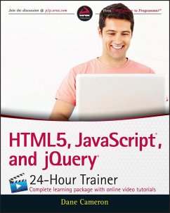 HTML5, JavaScript, and jQuery 24-Hour Trainer (eBook, PDF) - Cameron, Dane