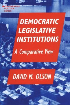 Democratic Legislative Institutions: A Comparative View (eBook, PDF) - Olson, David M.