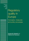 Regulatory quality in Europe (eBook, ePUB)