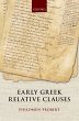 Early Greek Relative Clauses (eBook,... - Bild 1