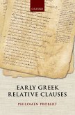Early Greek Relative Clauses (eBook, PDF)