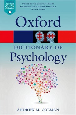 A Dictionary of Psychology (eBook, ePUB) - Colman, Andrew M.