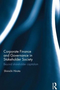 Corporate Finance and Governance in Stakeholder Society (eBook, ePUB) - Hirota, Shinichi