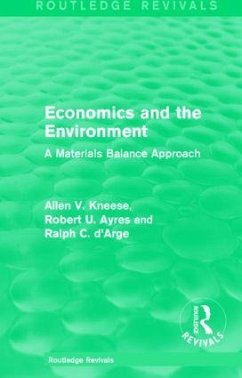 Economics and the Environment - Kneese, Allen V; Ayres, Robert U; D'Arge, Ralph C