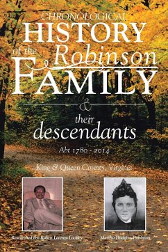 Chronological History of the Robinson Family and their descendants