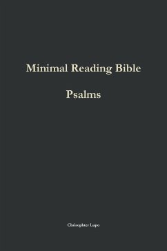 Minimal Reading Bible - Lupo, Christopher