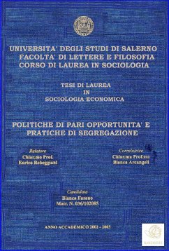 Tesi: Politiche di pari opportunità e pratiche di segregazione (eBook, ePUB) - Fasano, Bianca