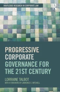 Progressive Corporate Governance for the 21st Century - Talbot, Lorraine (Univeristy of York, UK)