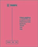 Triumph Competition Preparation Manual TR250 Tr5 TR6