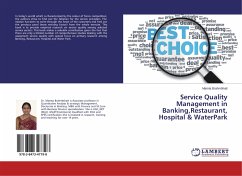 Service Quality Management in Banking,Restaurant, Hospital & WaterPark