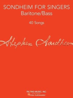 Sondheim for Singers: Baritone/Bass Cover Sondheim for Singers: Baritone/Bass