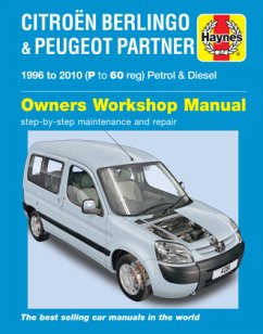 Citroen Berlingo & Peugeot Partner Petrol & Diesel (96 - 10) Haynes Repair Manual - Haynes Publishing