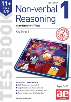 11+ Non-verbal Reasoning Year 4/5 Testbook 1 - Curran, Stephen C.; Richardson, Andrea F.