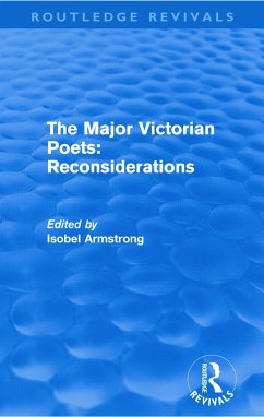 The Major Victorian Poets - Armstrong, Isobel