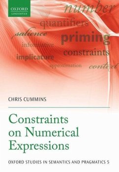 Constraints on Numerical Expressions - Cummins, Chris