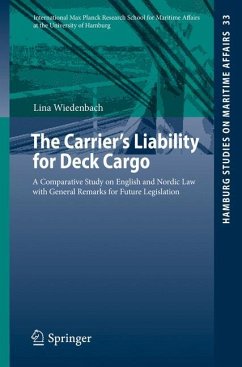 The Carrier's Liability for Deck Cargo - Wiedenbach, Lina