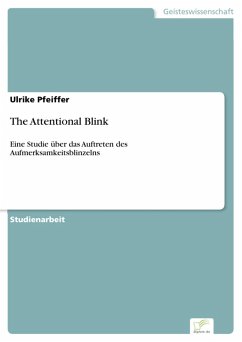 The Attentional Blink (eBook, PDF) - Pfeiffer, Ulrike