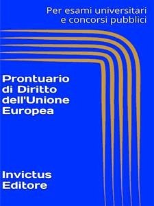 Prontuario di diritto dell'Unione Europea (eBook, ePUB) - VV., AA.