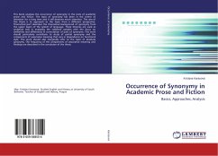Occurrence of Synonymy in Academic Prose and Fiction