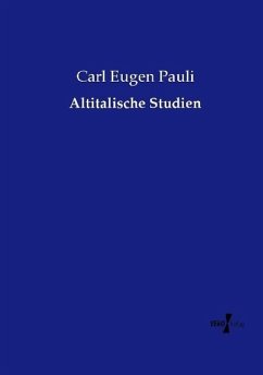 Altitalische Studien - Pauli, Carl Eugen