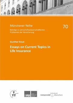Essays on Current Topics in Life Insurance (eBook, PDF) - Kraut, Gunther