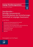 Standpunkte - Beiträge renommierter Persönlichkeiten der Versicherungswirtschaft in Leipziger Seminaren (eBook, PDF)