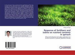 Response of fertilizers and iodine on nutrient contents in spinach