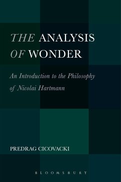 The Analysis of Wonder - Cicovacki, Predrag