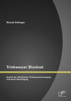 Trinkwasser Blackout: Ausfall der öffentlichen Trinkwasserversorgung und deren Bewältigung - Detlinger, Roland