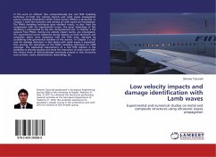Low velocity impacts and damage identification with Lamb waves