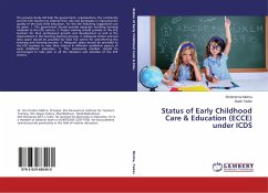 Status of Early Childhood Care & Education (ECCE) under ICDS