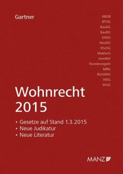 Wohnrecht 2015 (f. Österreich) - Gartner, Herbert