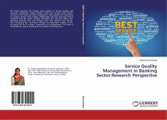 Service Quality Management in Banking Sector:Research Perspective - Brahmbhatt, Mamta