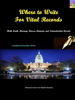 Where to Write For Vital Records - Statistics, National Center for Health