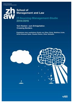 Cover IT-Sourcing-Management-Studie 2014/2015. Vom Kosten- zum Erfolgsfaktor. Crossing Borders. (eBook, PDF)