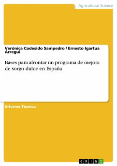 Bases para afrontar un programa de mejora de sorgo dulce en España - Igartua Arregui, Ernesto;Codesido Sampedro, Verónica