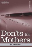 Don'ts for Mothers