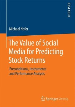 The Value of Social Media for Predicting Stock Returns - Nofer, Michael