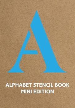 Alphabet Stencil Book Mini Edition (Blue) - Books, Batsford