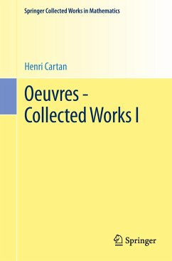 Oeuvres - Collected Works I - Cartan, Henri