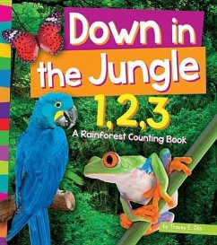 Down in the Jungle 1, 2, 3: A Rain Forest Counting Book - Dils, Tracey E.