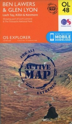 Ben Lawers & Glen Lyon, Loch Tay, Killin & Kenmore - Ordnance Survey