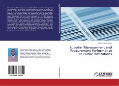 Supplier Management and Procurement Performance In Public Institutions
