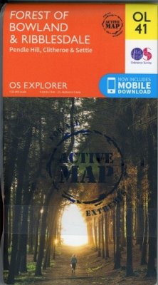 Cover Forest of Bowland & Ribblesdale, Pendle Hill, Clitheroe & Settle