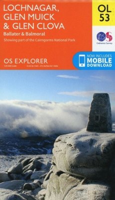 Lochnagar, Glen Muick & Glen Clova, Ballater & Balmoral - Ordnance Survey