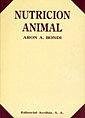 Cover Nutrición animal