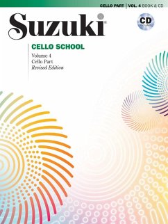 Suzuki Cello School, Vol 4: Cello Part, Book & CD - Suzuki, Shinichi