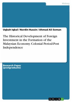 The Historical Development of Foreign Investment in the Formation of the Malaysian Economy. Colonial Period-Post Independence (eBook, ePUB) - Iqbal, Uqbah; Hussin, Nordin; Seman, Ahmad Ali