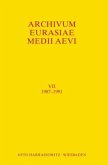 Archivum Eurasiae Medii Aevi VII 1987-1991