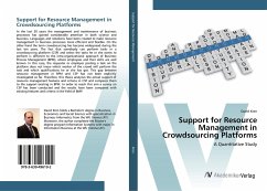 Support for Resource Management in Crowdsourcing Platforms